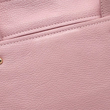 Salvatore Ferragamo GANCINI HANDBAG TOTE BAG LEATHER PINK 2WAY