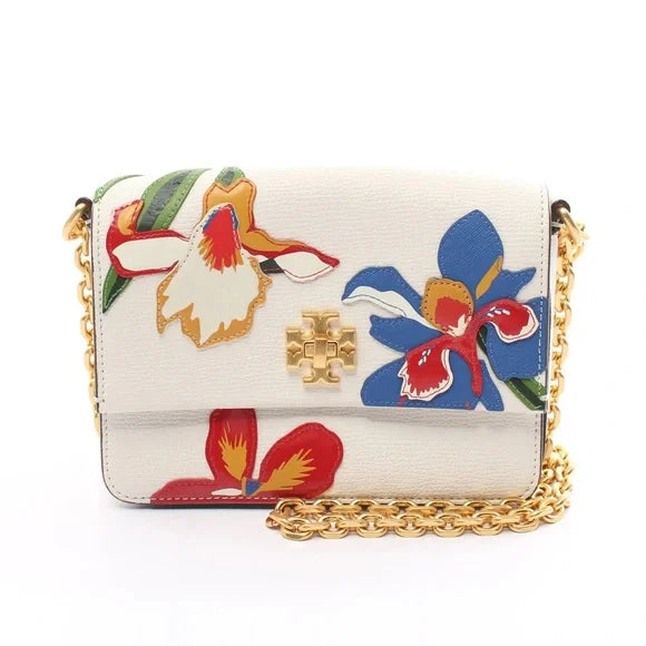 TORY BURCH KIRA KIRA CHAIN SHOULDER BAG FLORAL PATTERN