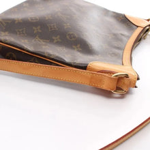 LOUIS VUITTON ODEON PM MONOGRAM SHOULDER BAG PVC LEATHER BROWN