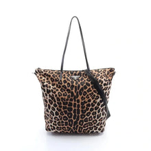 TESSUTO STAMPAT Shoulder/Tote bag Leopard Nylon Saffiano 2way