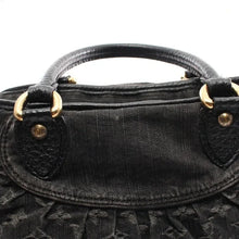 LOUIS VUITTON Denim Neo Cabby MM Black